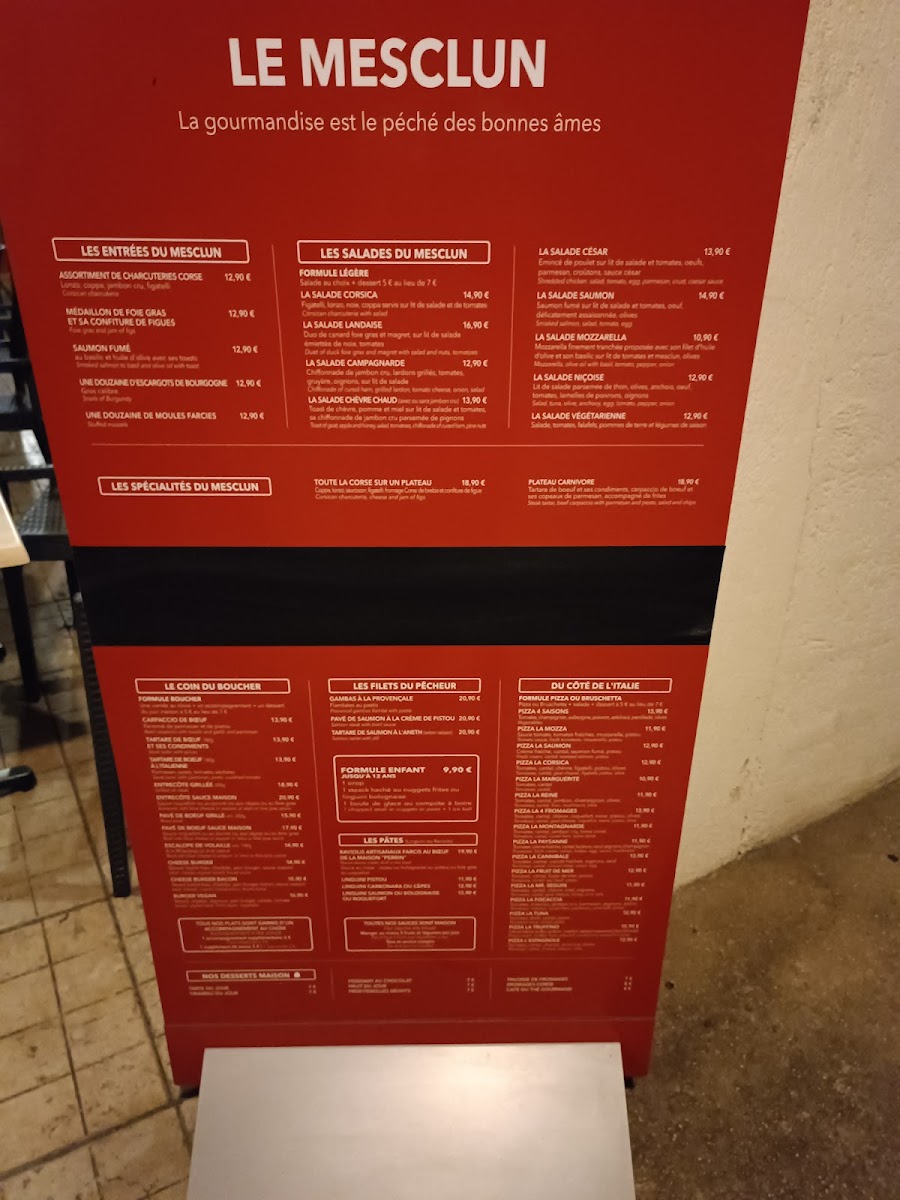 Le Mesclun Photo Menu 9