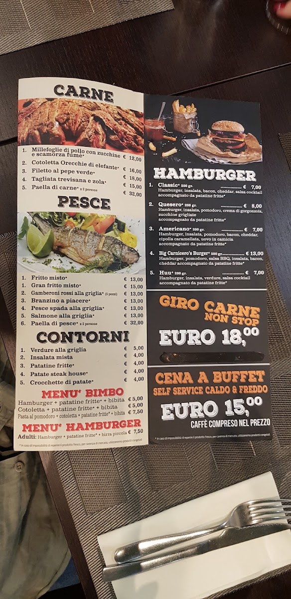 Carnicero Restaurant Photo Menu 1