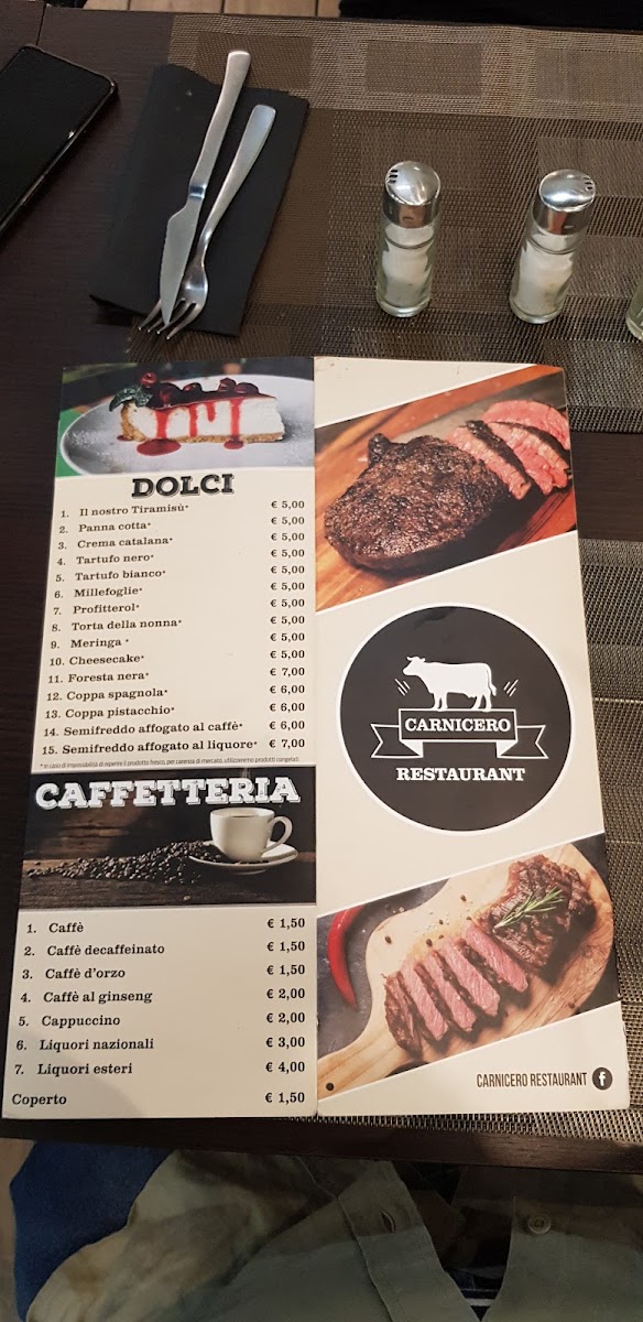 Carnicero Restaurant Photo Menu 2