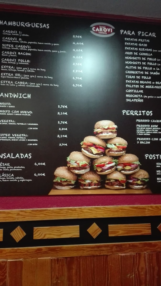 Burger Carovi Photo Menu 6