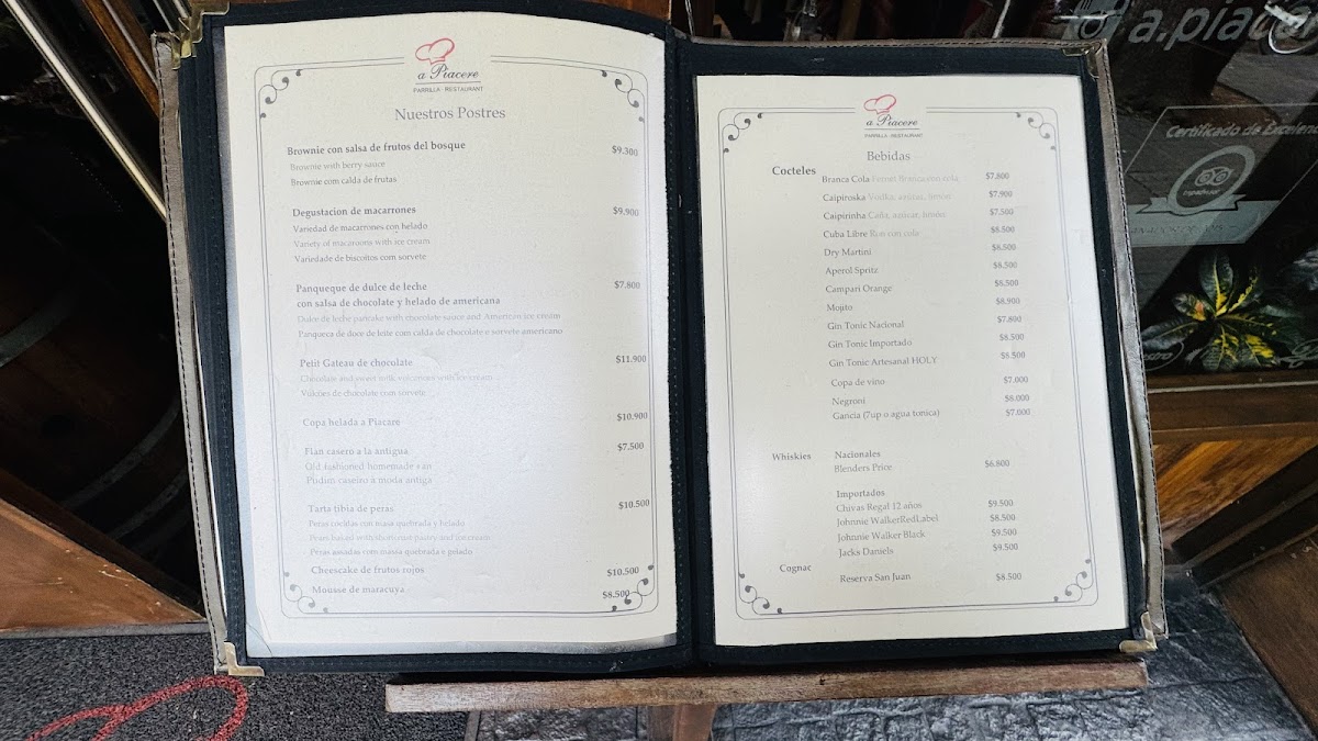 A piacere Photo Menu 10