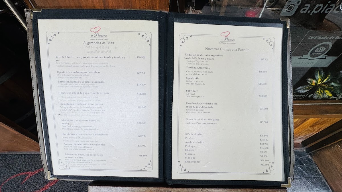 A piacere Photo Menu 6