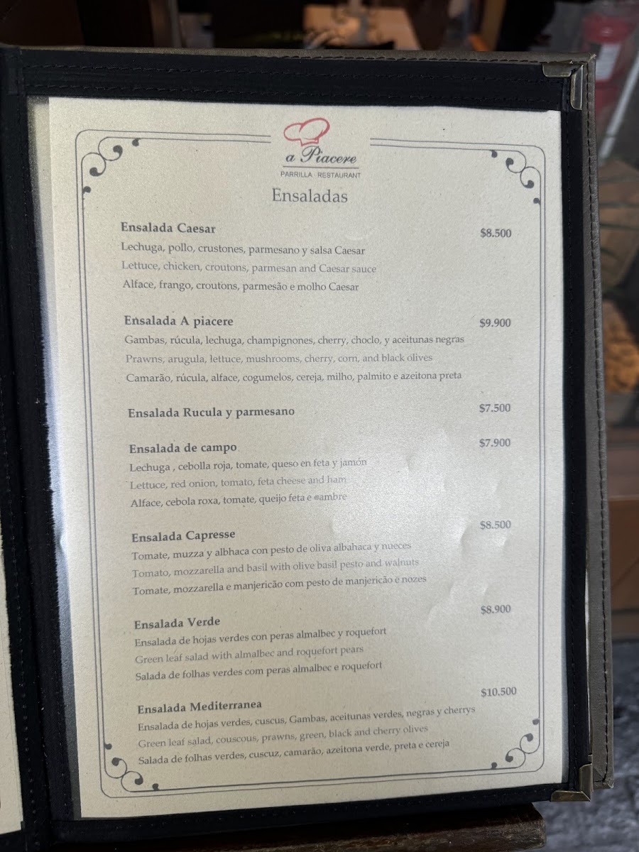 A piacere Photo Menu 7