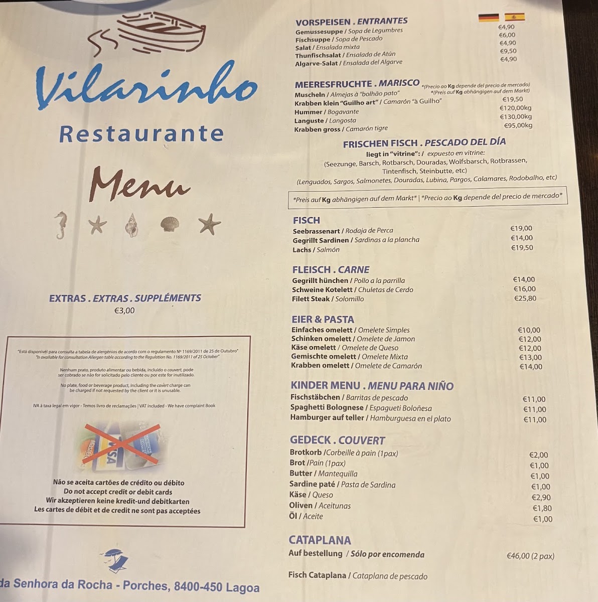 Restaurante Vilarinho Photo Menu 1