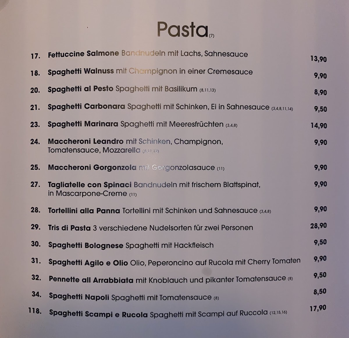 Trattoria da Leandro Photo Menu 6