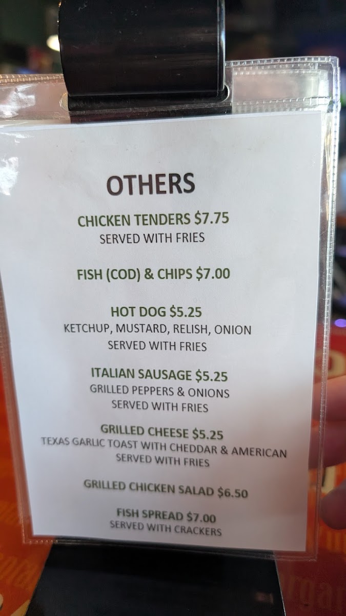 Goose's Sports Bar Photo Menu 4