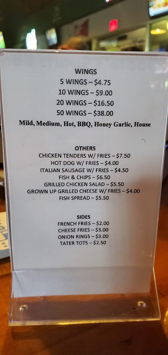 Goose's Sports Bar Photo Menu 5