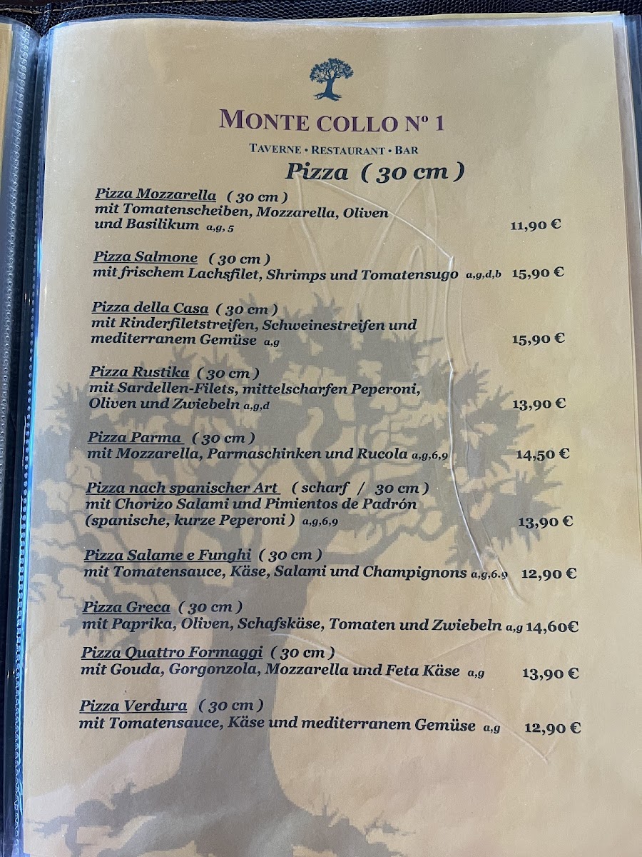 Restaurant Monte Collo Photo Menu 5