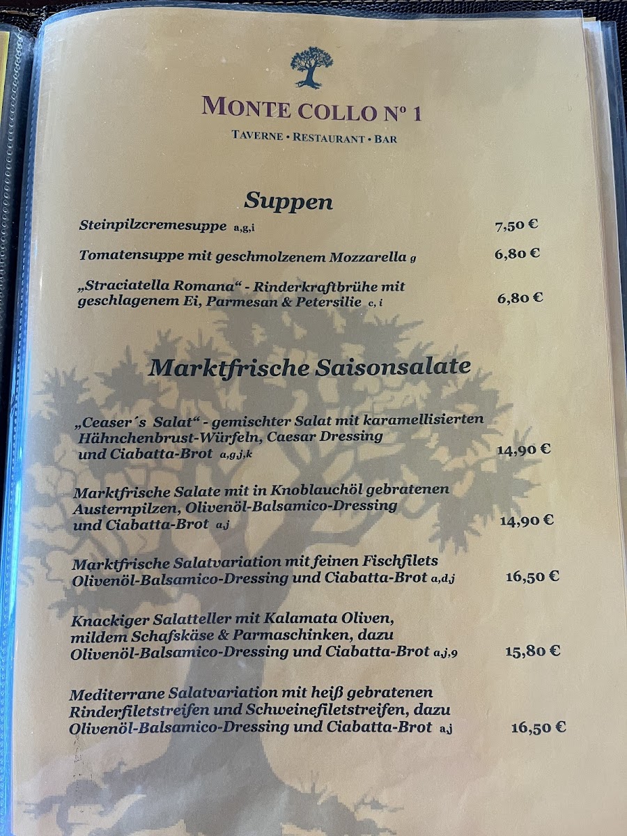 Restaurant Monte Collo Photo Menu 6