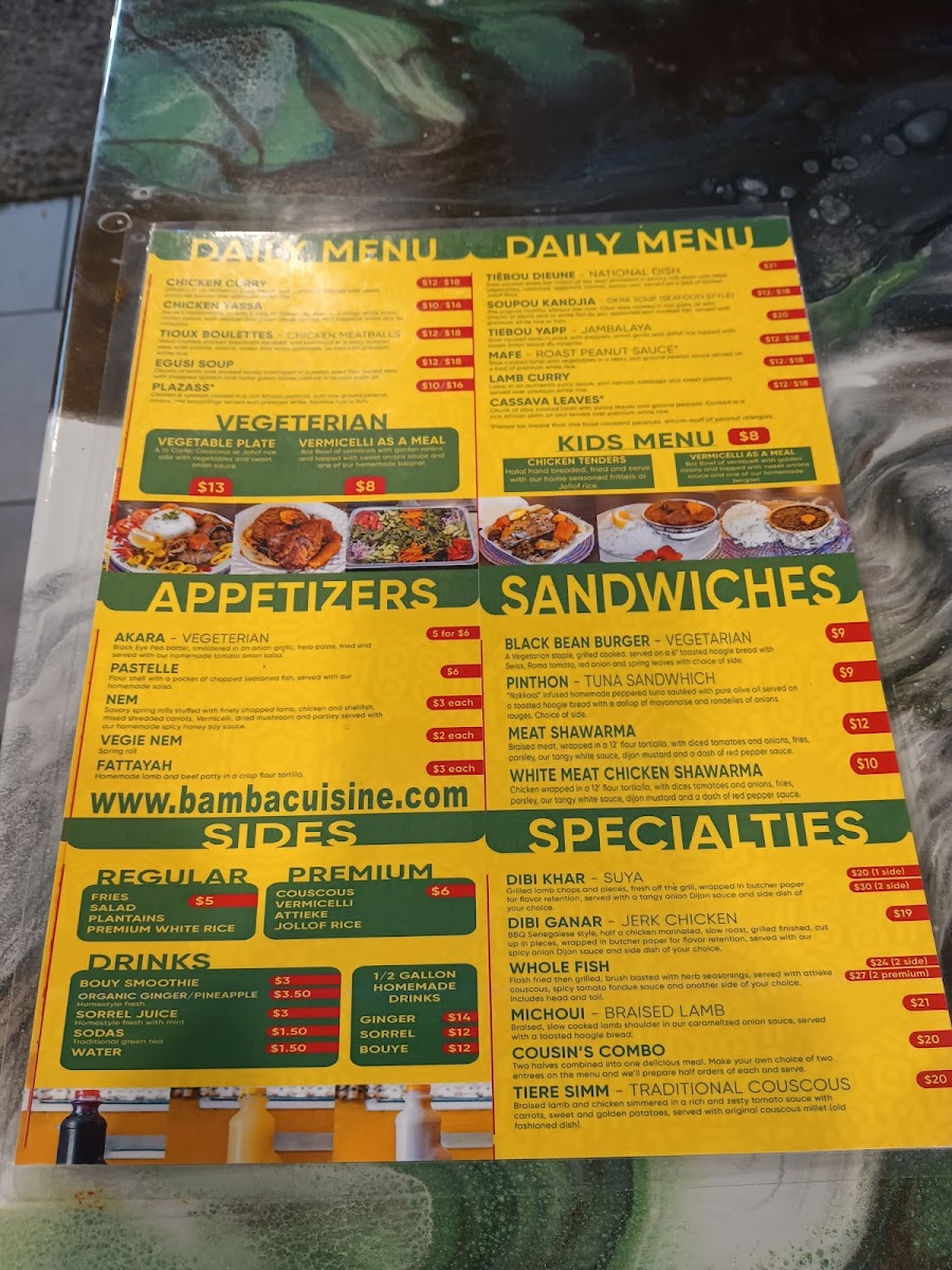 Bamba Cuisine Photo Menu 4