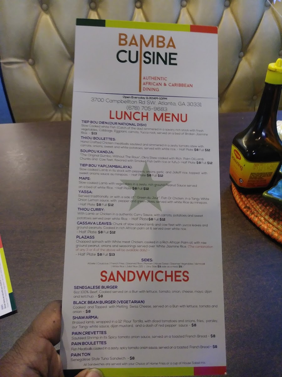 Bamba Cuisine Photo Menu 8