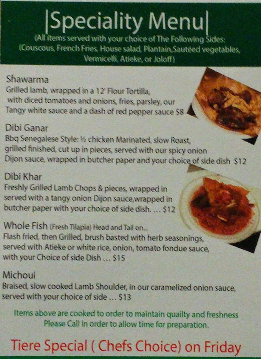 Bamba Cuisine Photo Menu 9