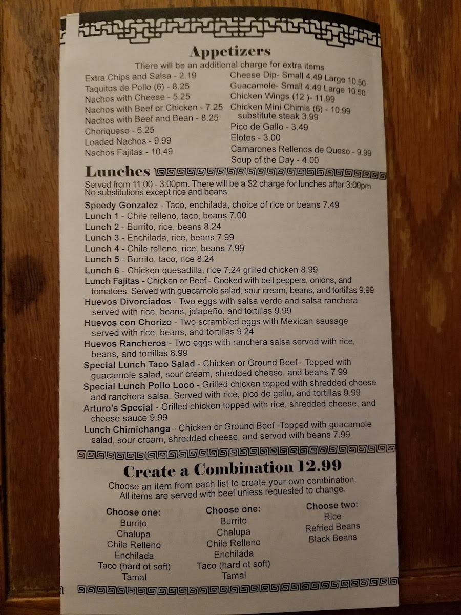 Garcia's Mexican Restaurant Photo Menu 7