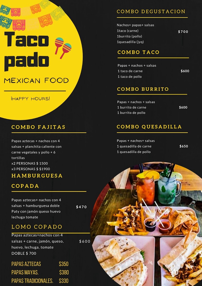Tacopado Comida Mexicana Photo Menu 2