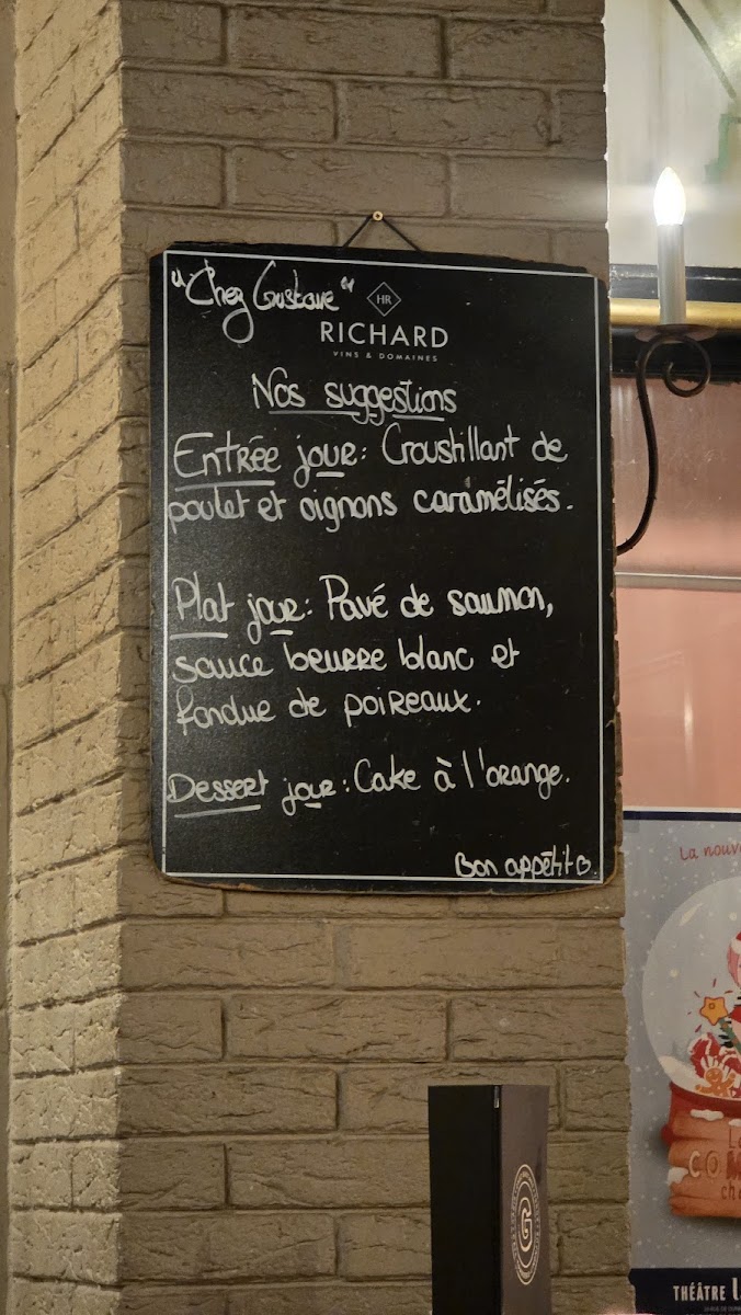 Chez Gustave Photo Menu 2
