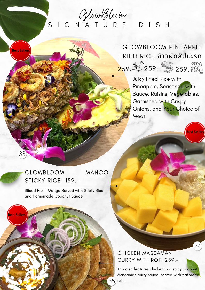 GlowBloom Photo Menu 2