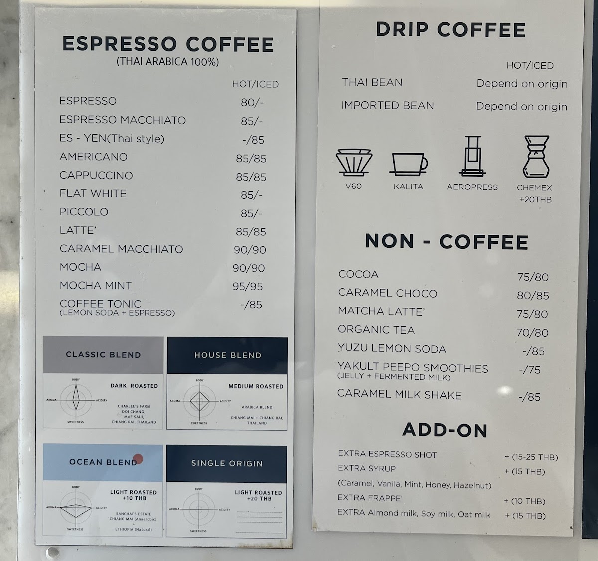 Campus Coffee Roasters - Phuket Old town Photo Menu 3