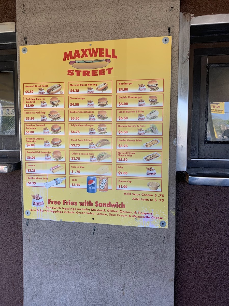The Original Maxwell Street Photo Menu 4
