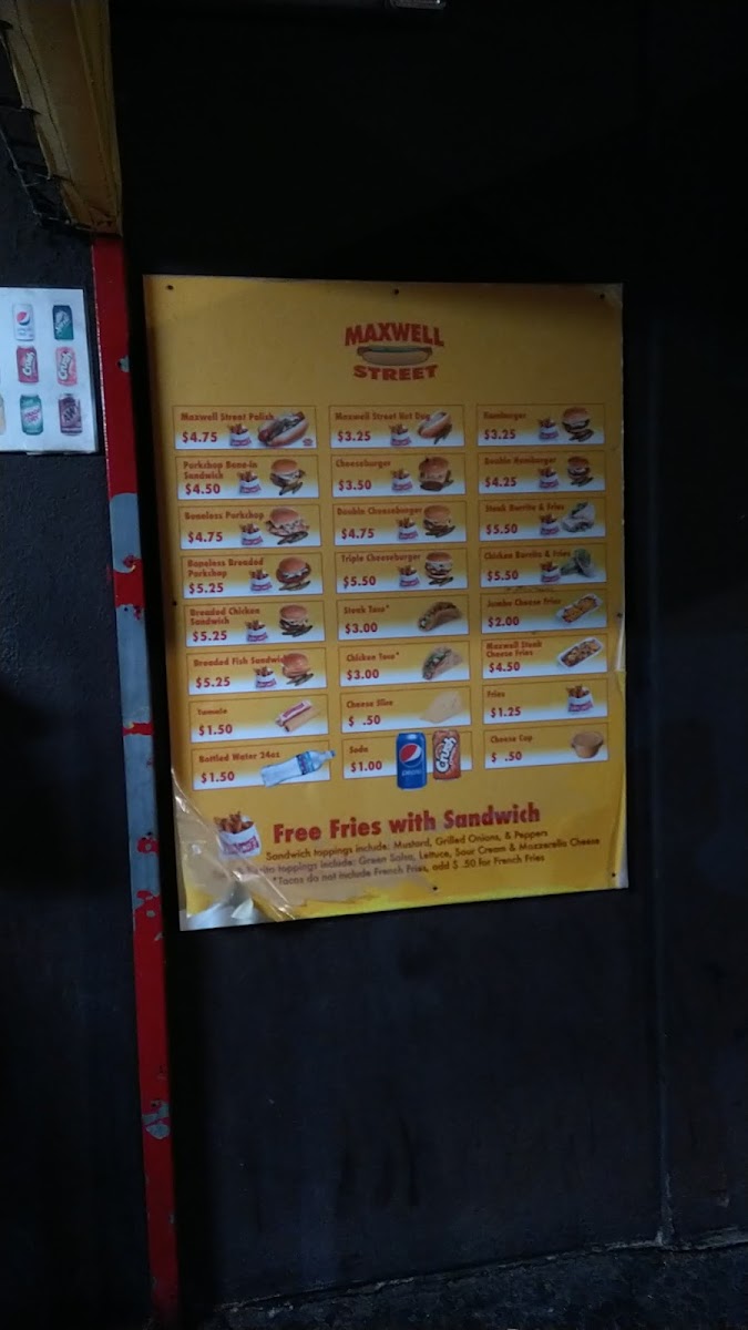 The Original Maxwell Street Photo Menu 8