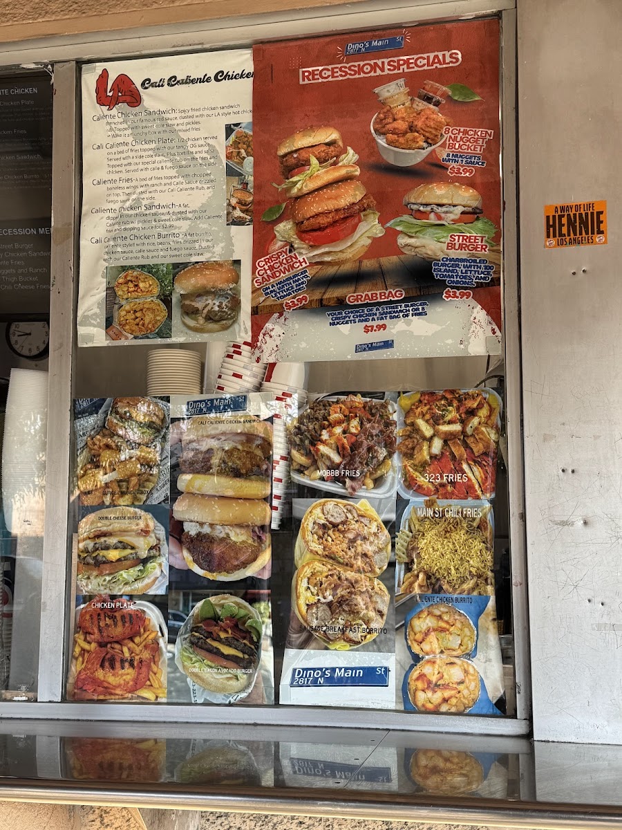 Dino's Main St. Photo Menu 2