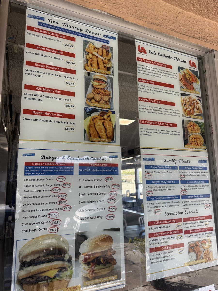 Dino's Main St. Photo Menu 3