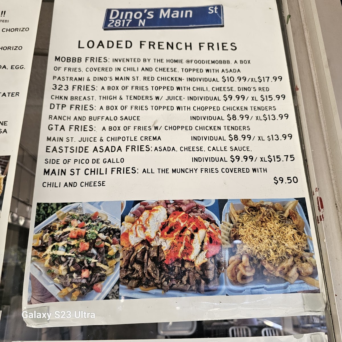 Dino's Main St. Photo Menu 8