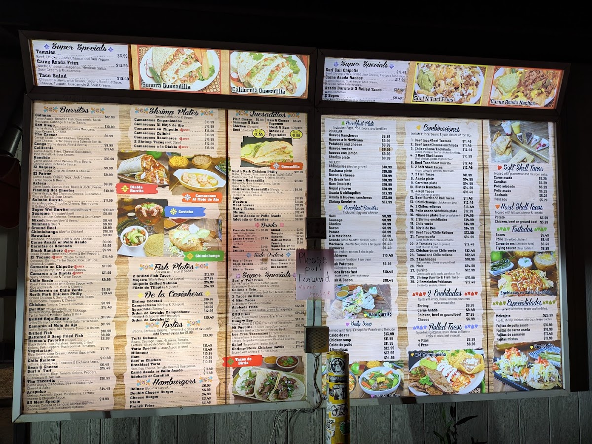 Colima's Mexican Food Photo Menu 4