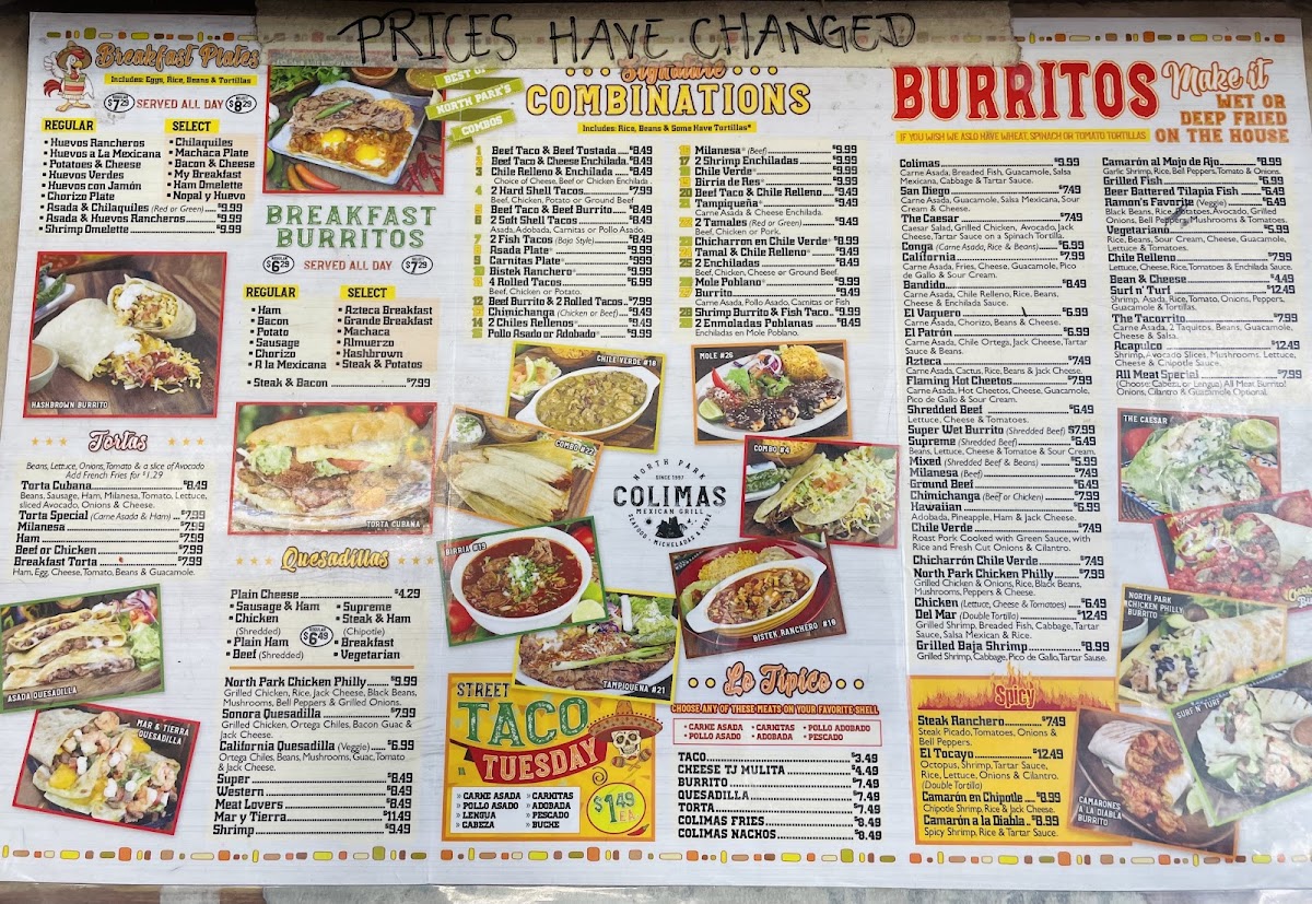 Colima's Mexican Food Photo Menu 6