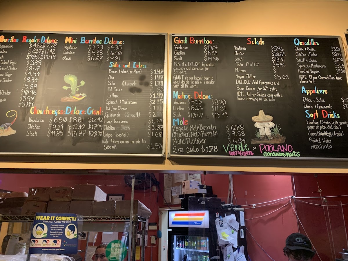 Cosmic Cantina Photo Menu 2