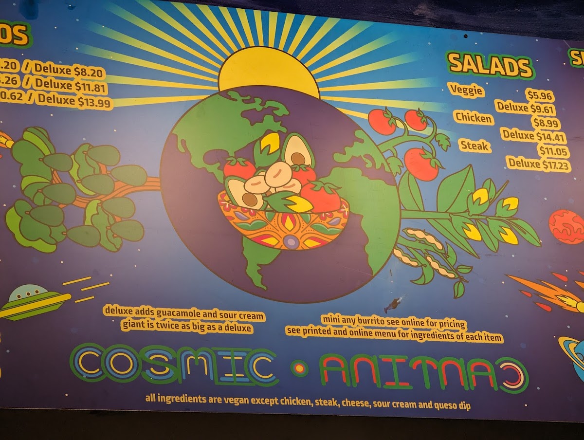 Cosmic Cantina Photo Menu 3