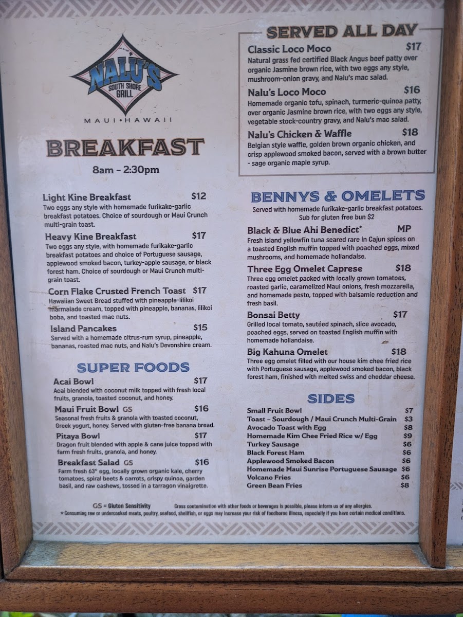 Nalu's South Shore Grill Photo Menu 4