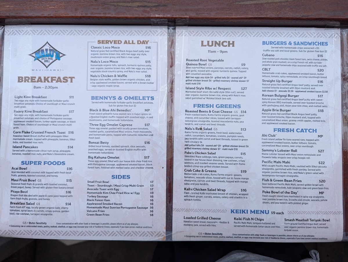 Nalu's South Shore Grill Photo Menu 7