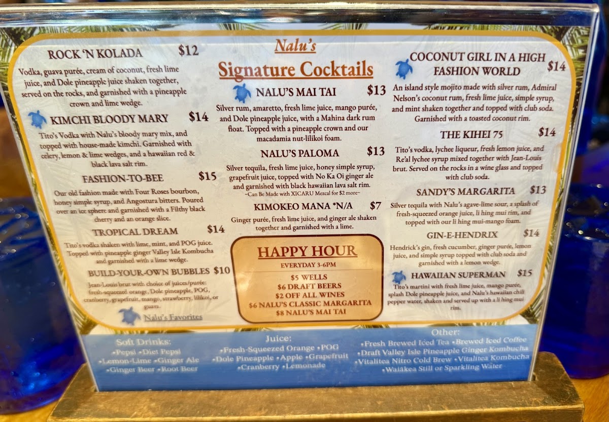 Nalu's South Shore Grill Photo Menu 8