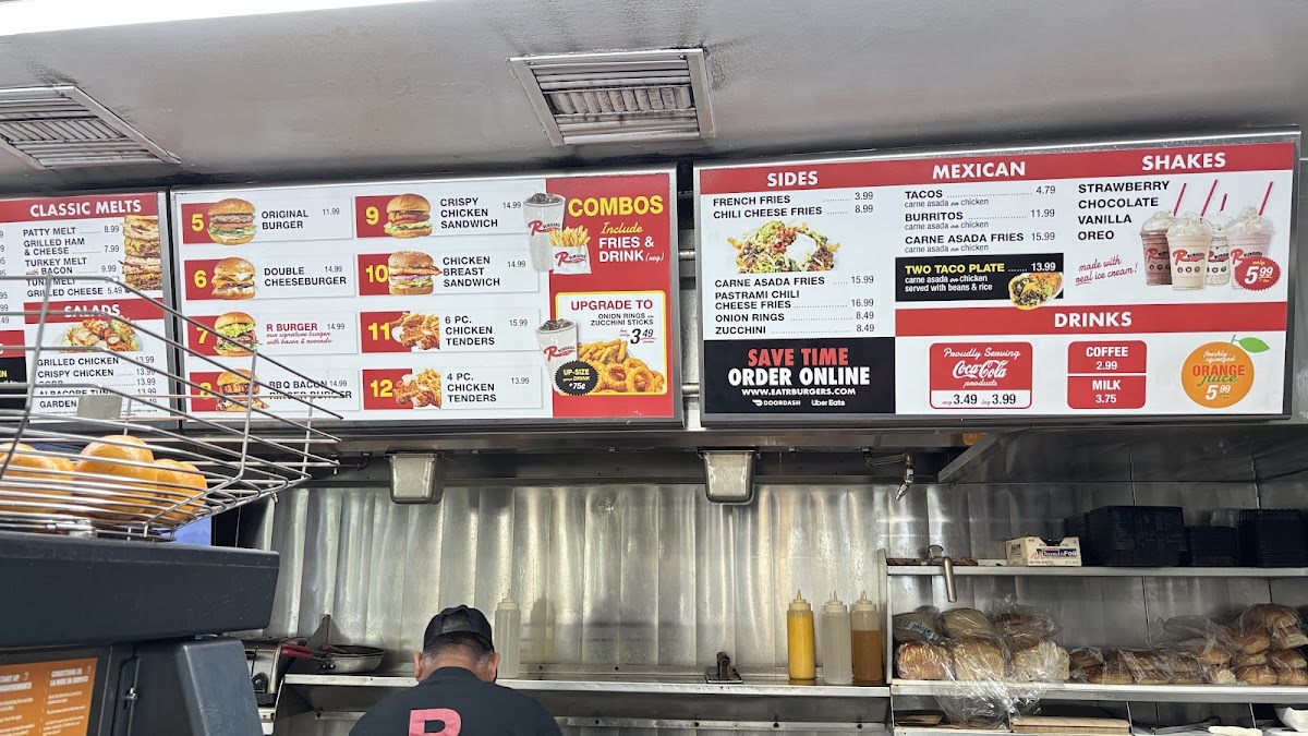 R Burgers Photo Menu 1