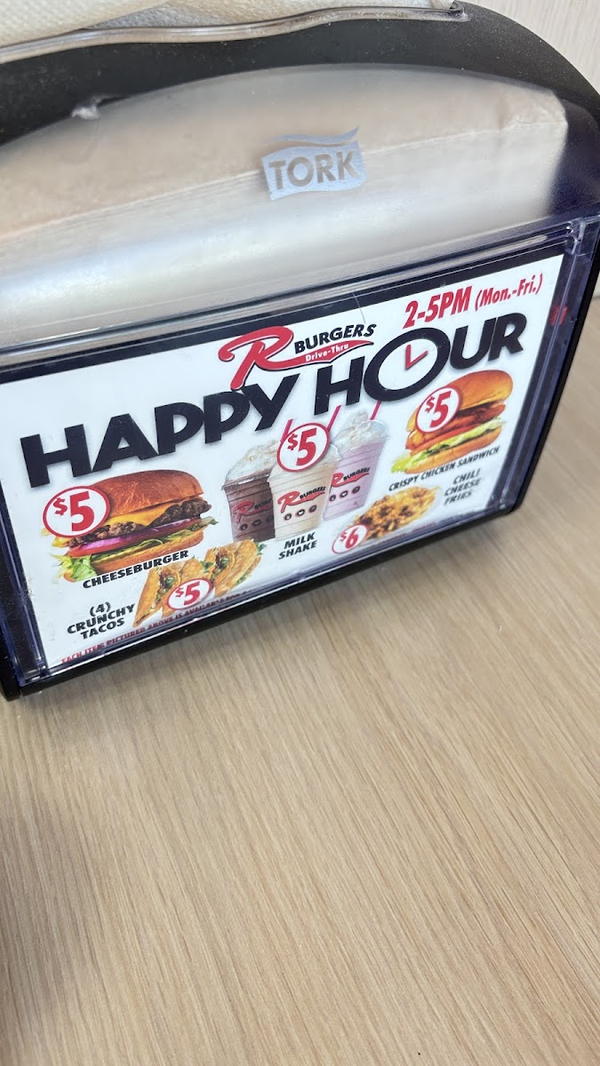 R Burgers Photo Menu 2
