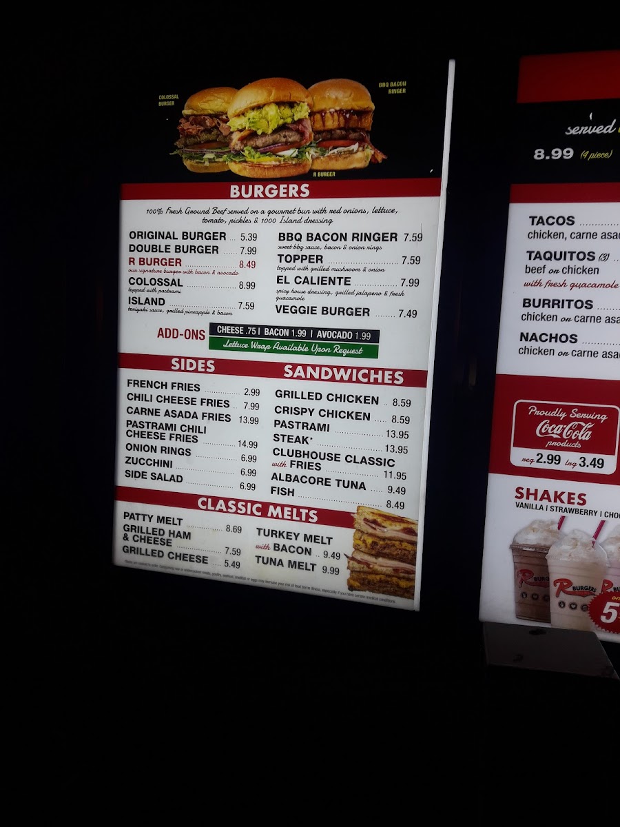 R Burgers Photo Menu 9