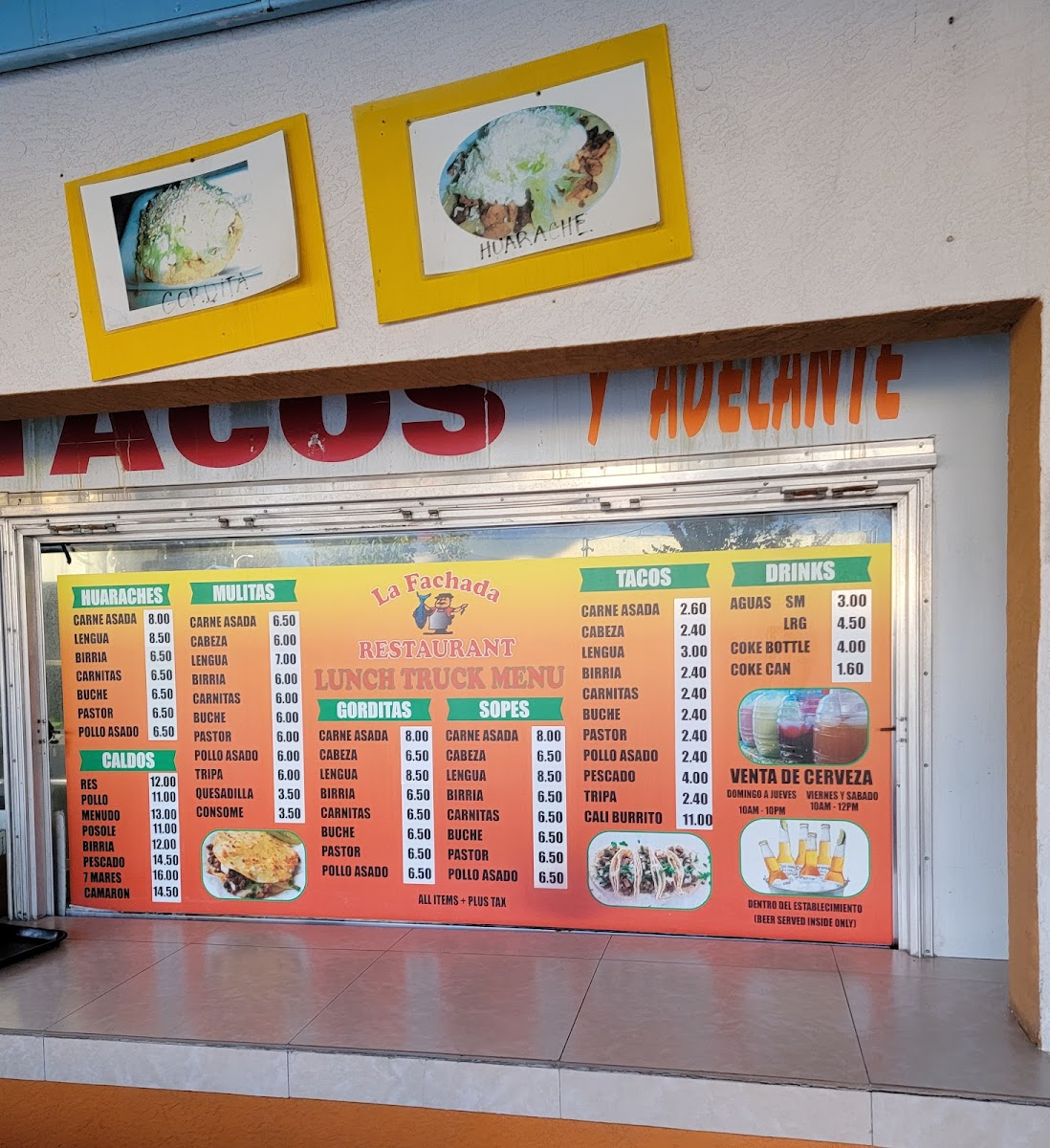 La Fachada Photo Menu 9