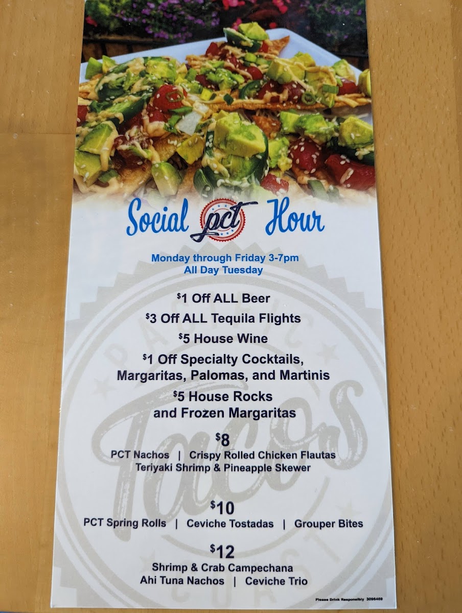 Pacific Coast Tacos Photo Menu 3