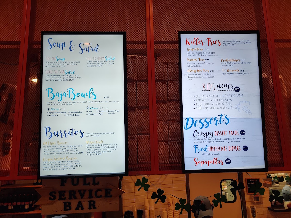 Pacific Coast Tacos Photo Menu 5