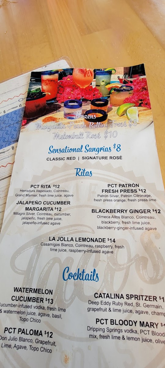 Pacific Coast Tacos Photo Menu 8