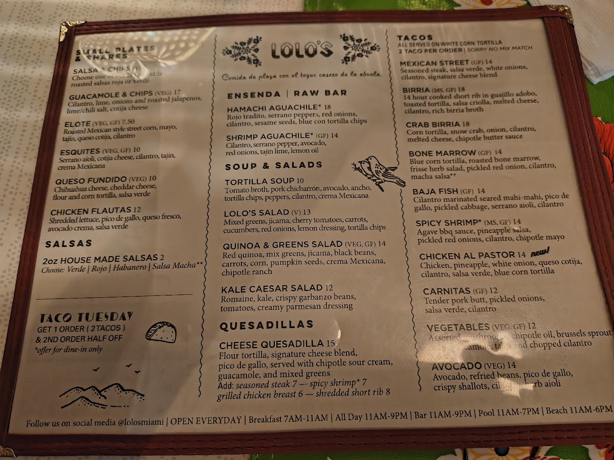 Lolo's Surf Cantina Photo Menu 10