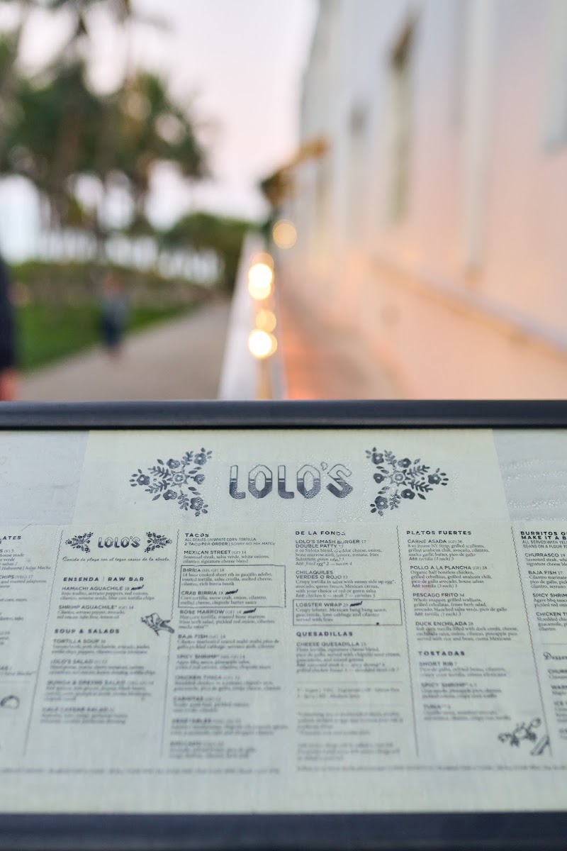 Lolo's Surf Cantina Photo Menu 4