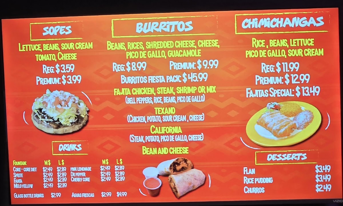 Que Pasa Tacos Photo Menu 2