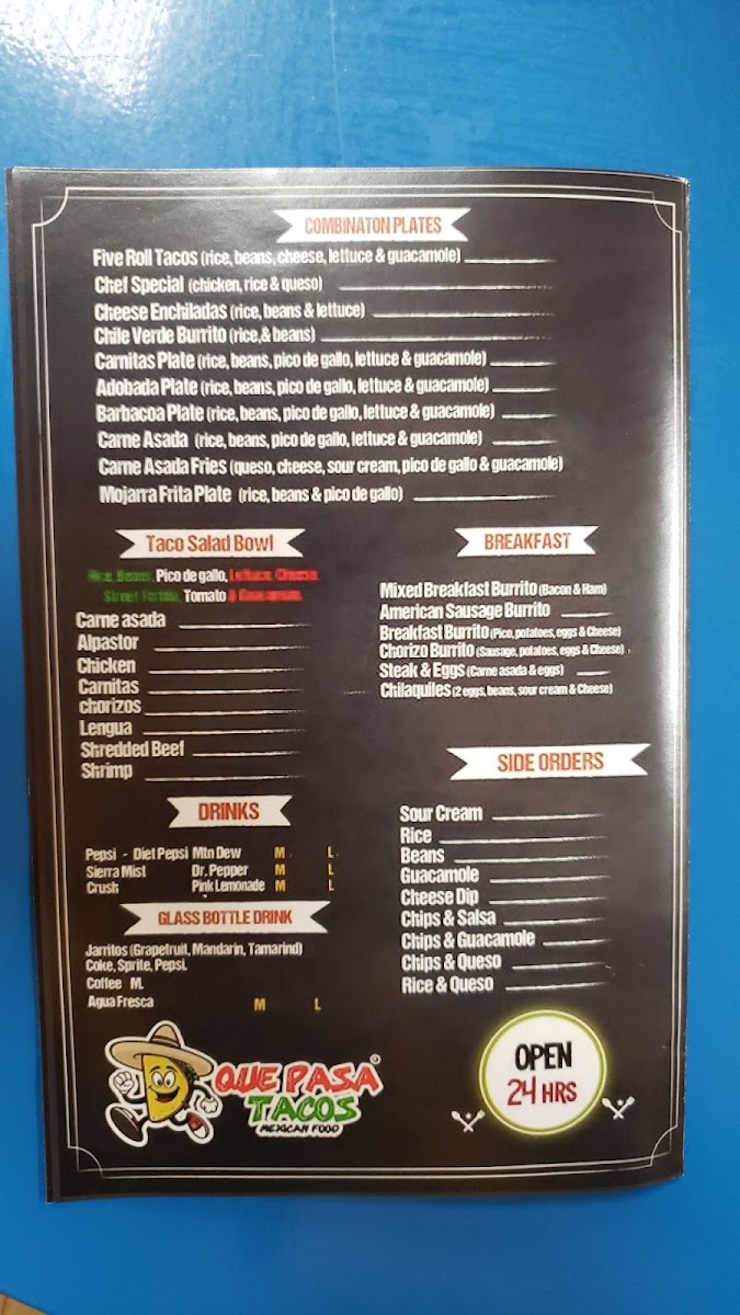Que Pasa Tacos Photo Menu 7