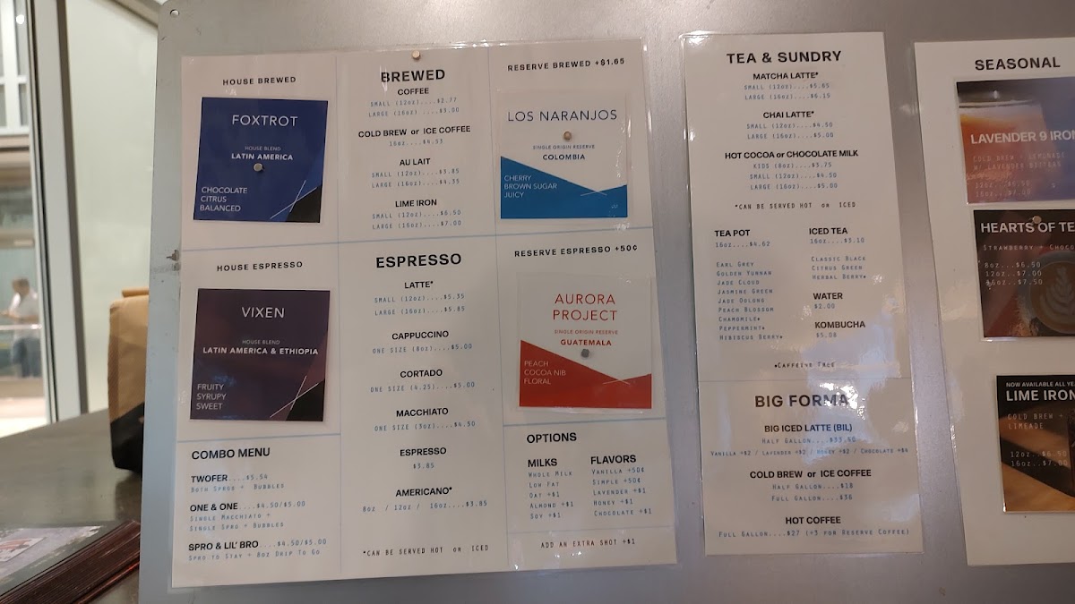Houndstooth Coffee Photo Menu 4