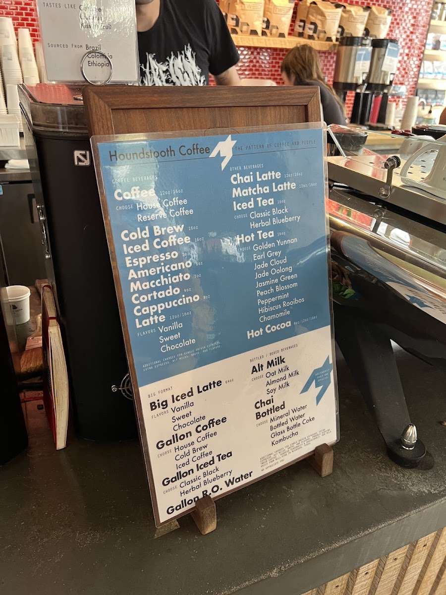 Houndstooth Coffee Photo Menu 9