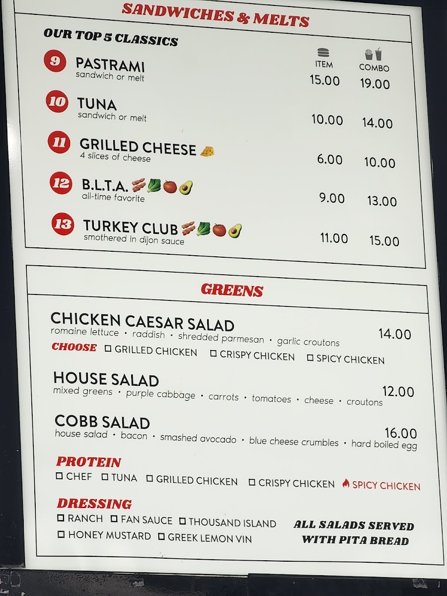 Eat Fantastic Photo Menu 2
