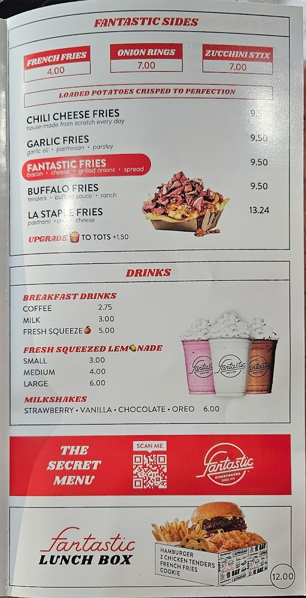 Eat Fantastic Photo Menu 5