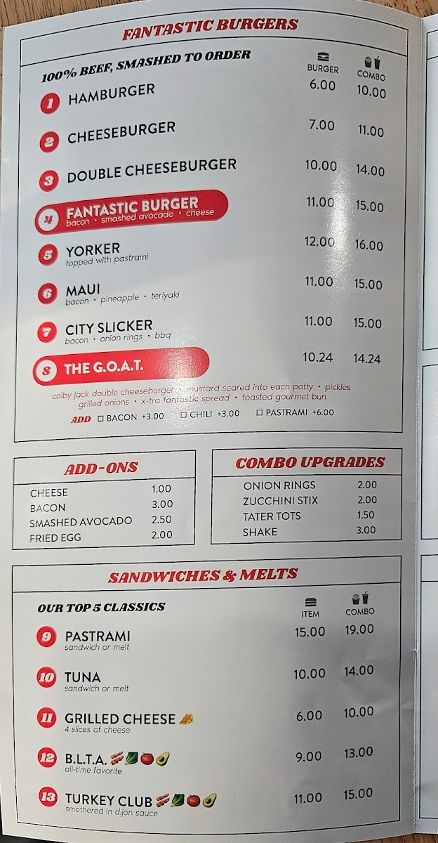 Eat Fantastic Photo Menu 6
