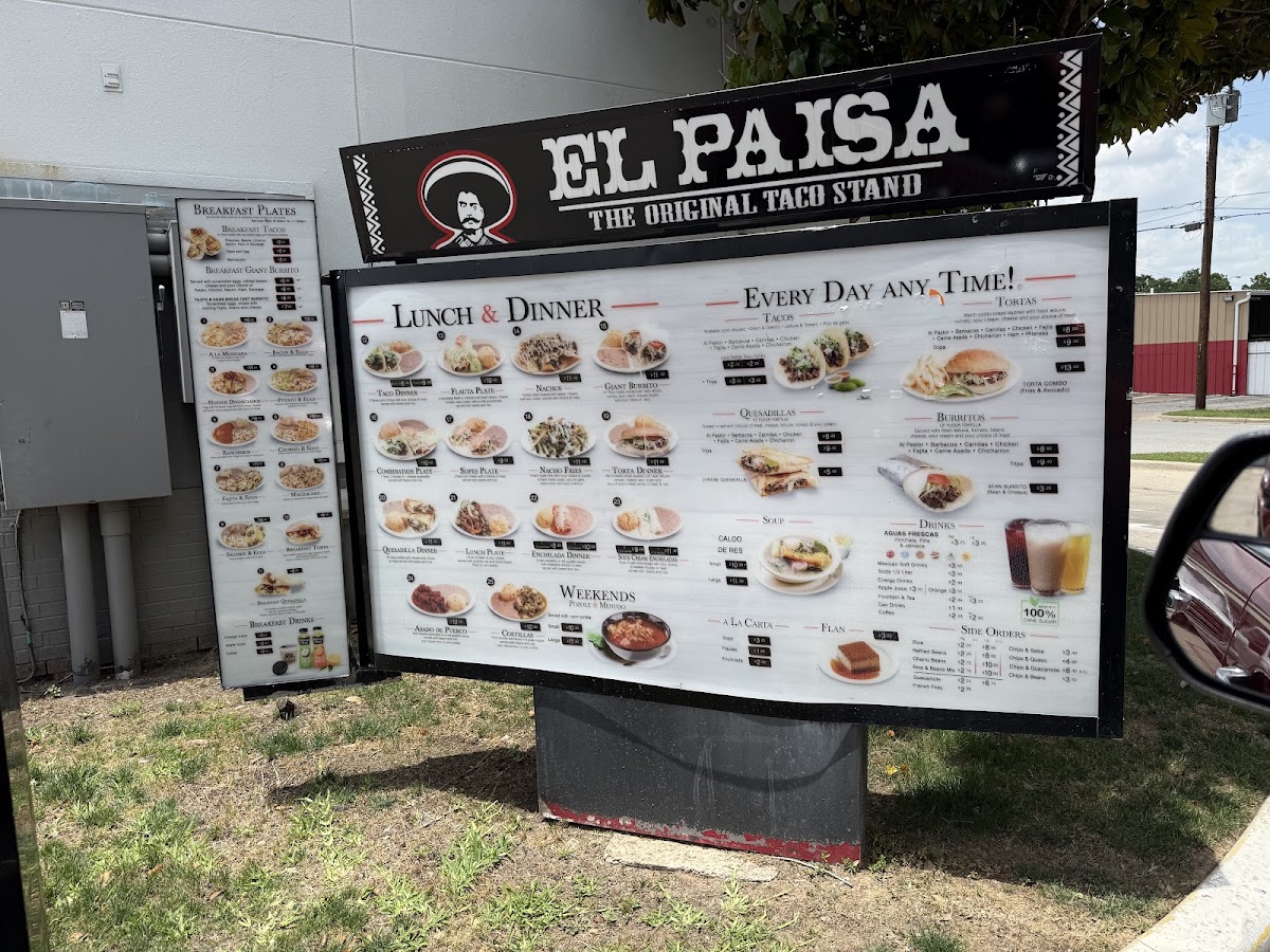 El Paisa Cocina Mexicana Photo Menu 2